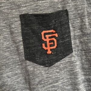 ‘47 SF Giants heathered gray short sleeve T shirt size large NEW!